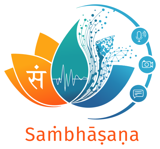Color logo, orange text, white bg